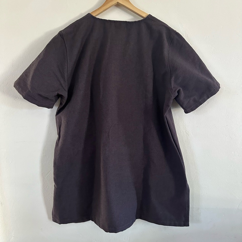 Burgschneider Gerold Tunic XXL Purple Cotton Canvas LARP Medieval Costume - Picture 5 of 7